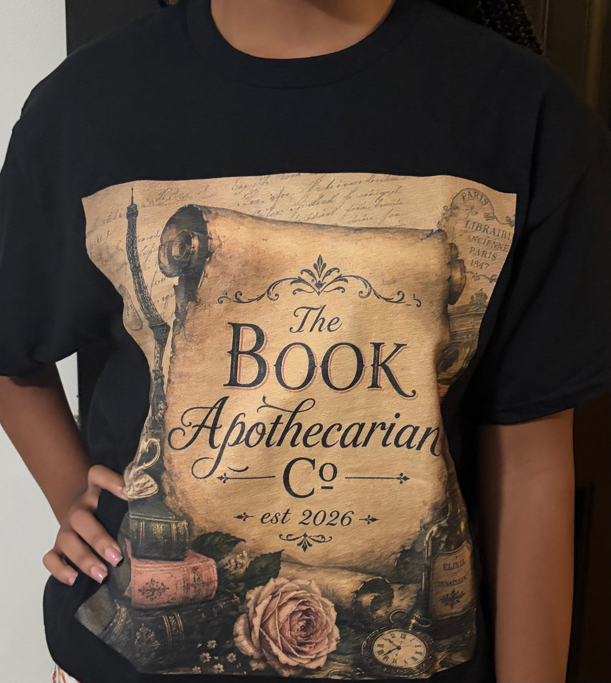 Paris Scroll Tee