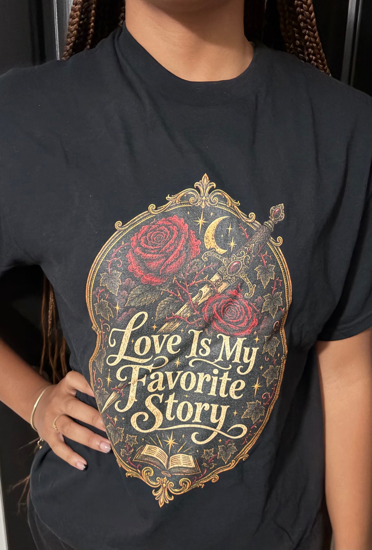 Love Is My Favorite Story Tee
