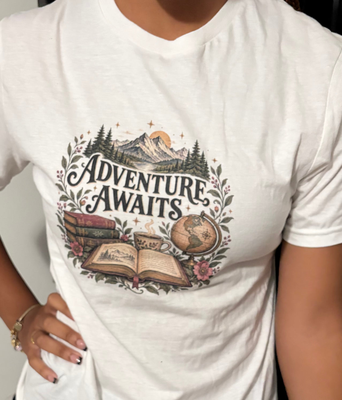 Adventure Awaits Bookish Tee